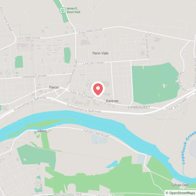 A map of the rough location for this vacancy